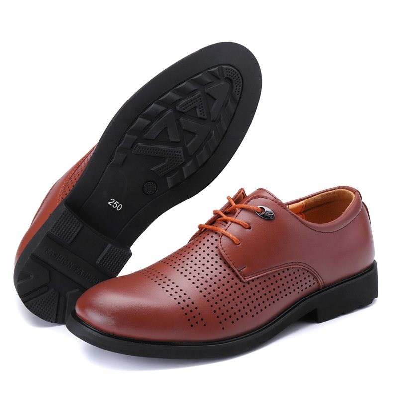 Duże Rozmiary Męskie Drążą Oddychające Buty Biznesowe
