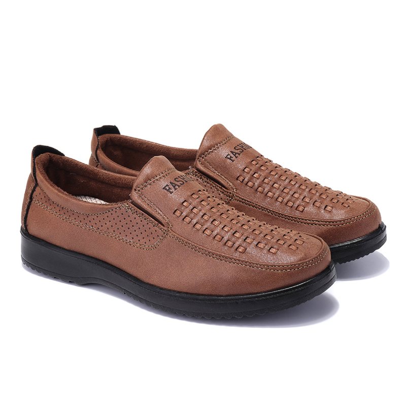Duże Rozmiary Męskie Tkane Tkaniny W Stylu Retro Kolorowe Buty Do Jazdy Na Co Dzień