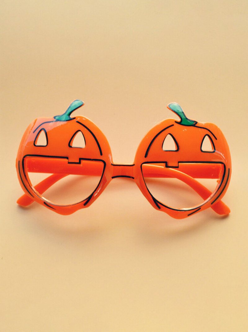 Halloween Unisex Pc Cartoon Nieregularne Ozdobne Okulary W Kształcie Dyni