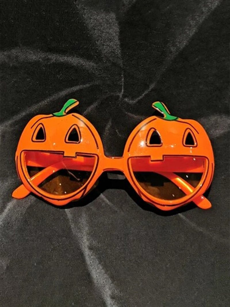 Halloween Unisex Pc Cartoon Nieregularne Ozdobne Okulary W Kształcie Dyni