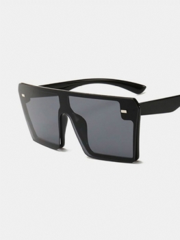 Kobieta Fshion Big Box Kolor Mercury Okulary Retro Torba Osobowość Przeciwsłoneczne