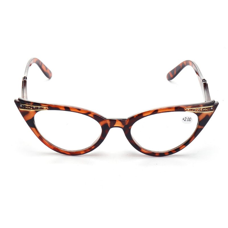 Kobiety Czytające Okulary W Stylu Retro Moda Odporne Na Zużycie Komputerowe Dla Kotów Z Prezbiopią