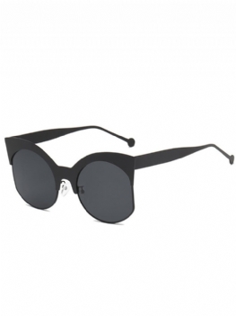 Kobiety Metalowa Rama Okulary Przeciwsłoneczne Wysokiej Rozdzielczości Outdoor Fashion Anty-uv