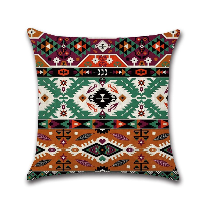Mandala Indyjska Czeska Bawełniana Lniana Poszewka Na Poduszkę Home Decor Kwadratowa Na