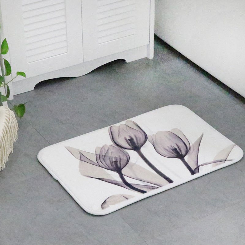 Memory Foam Chronic Rebound Printing Lotus Chłonna Mata Antypoślizgowa Dywan Podłogowy Do Pokoju Dziecięcego W Domu