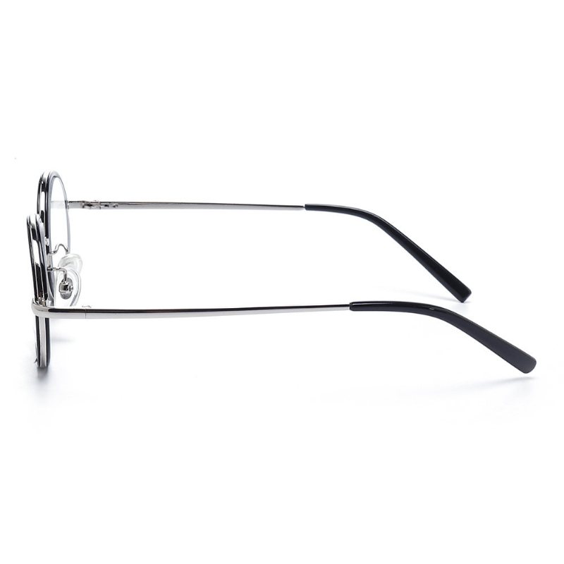 Męskie Damskie Metalowe Ramki Vision Care Trwałe Okulary Do Czytania Z Etui