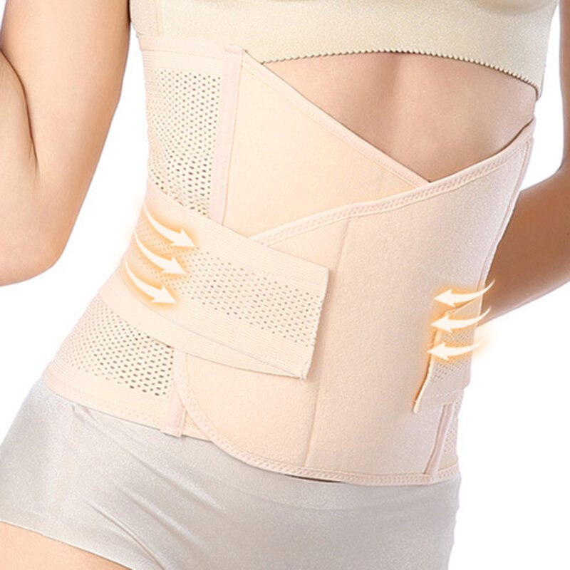 Po Urodzeniu Belly Control Przednie Zapięcie Regulowany Oddychający Trener Talii Shapewear