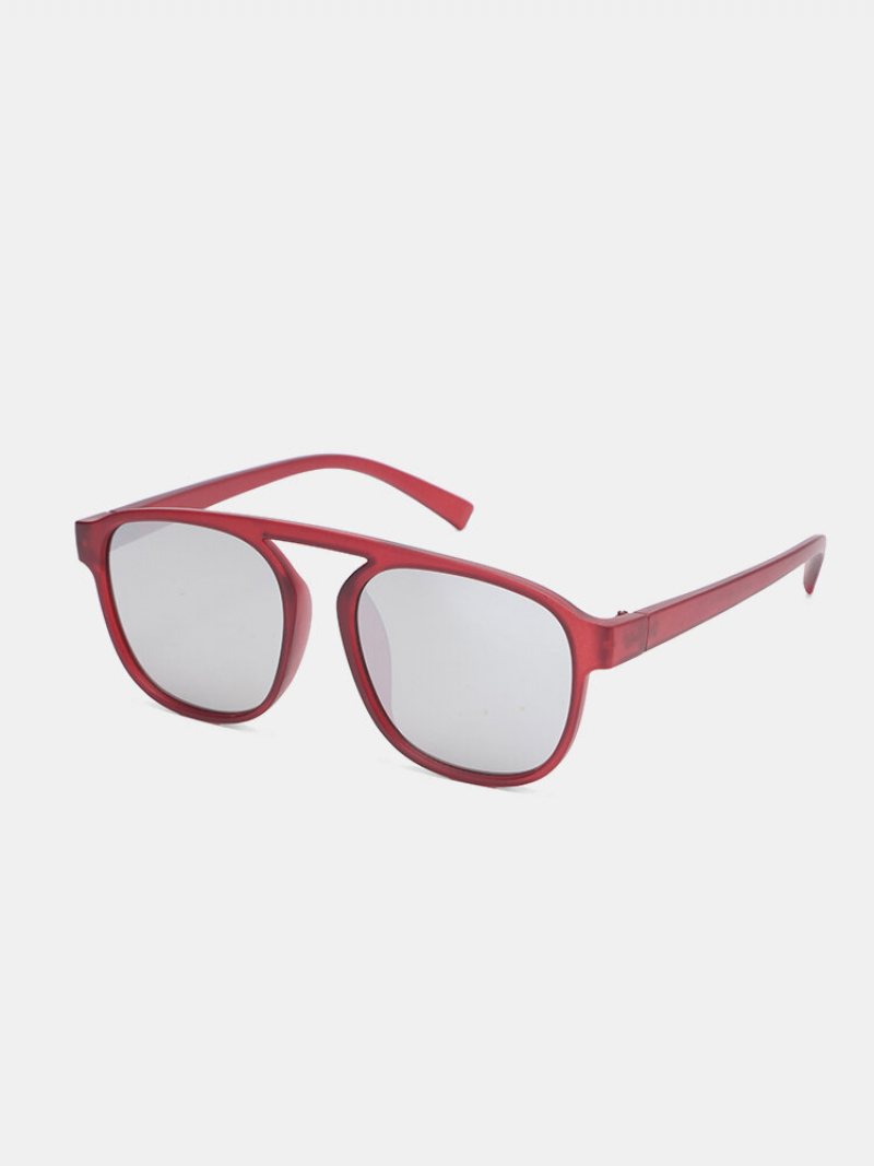 Unisex Pc Pełna Kwadratowa Ramka Ac Obiektyw Ochrona Przed Promieniowaniem Uv Okulary Przeciwsłoneczne Na Zewnątrz