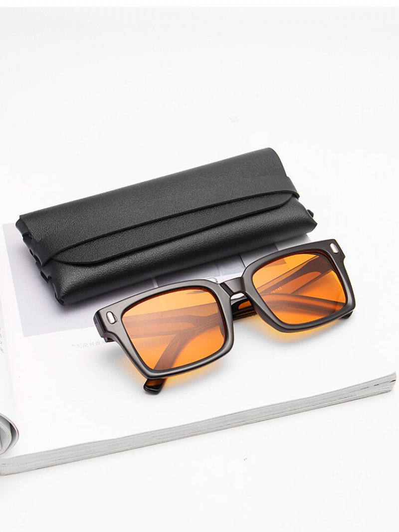 Unisex Pełna Kwadratowa Ramka Hd Anty-uv Outdoor Okulary Przeciwsłoneczne Modne