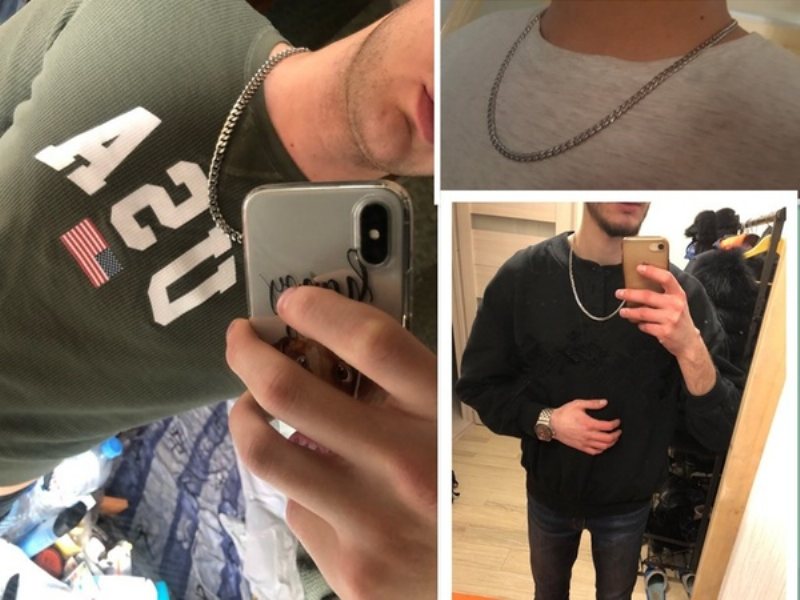 3.5/5/7/9/11mm Męskie Srebro Próby 925 Naszyjnik Ze Stali Tytanowej Modne Akcesoria Stal Nierdzewna Srebrny Biżuteria Impreza Prezenty Urodzinowe Moda Łańcuszek