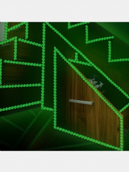 1 Pc 3*200 cm Taśma Świecąca Naklejki Samoprzylepne Świecące W Ciemności Home Decor Schody Ostrzeżenie O Bezpieczeństwie Fluorescencyjny Kwiat Ścienne
