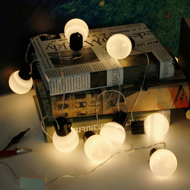 10m 38 Kulek Led String Fairy Lights Party Xmas Wedding Holiday Lamp 220v Eu Plug