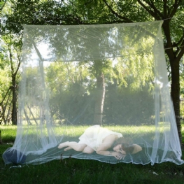 200x200x180cm Travel Camping Moskitiera Namiot Odstraszający Owady Odrzuć 4 Słupek Narożny Łóżko Z Baldachimem Kurtyna Wiszące