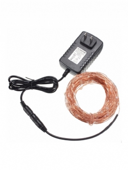 20m Ip67 200 Led Miedziany Drut Fairy String Light Na Boże Narodzenie Party Decor Z Adapterem 12v 2a