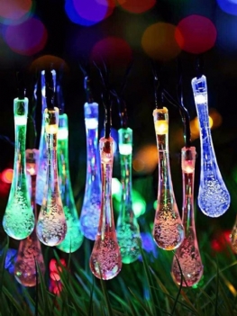 4.8m 20led Bateria Bubble Ball Fairy String Lights Garden Party Christmas Wedding Home Decor