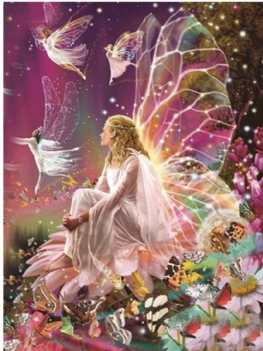 5d Diy Fairy Queen Diament Malarstwo Cross Stitch Zestawy Salon Sypialnia Wall Art Dekoracje