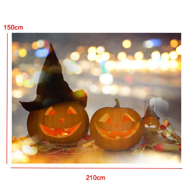 5x7ft Winylu Halloween Noc Fotografia Tło Photo Studio Tło Wystrój Domu