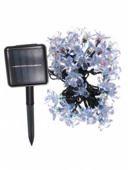 7m 50led Outdoor Solar String Light Ip65 Wodoodporna Ścieżka Ogrodowa Yard Lampa Krajobrazowa Home Party Decor
