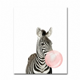Australijski Styl Zabawny Miś Koala Zebra Plakat Na Płótnie Przedszkole Ścienne Drukowany Obraz Dekoracja Do Pokoju Dziecięcego