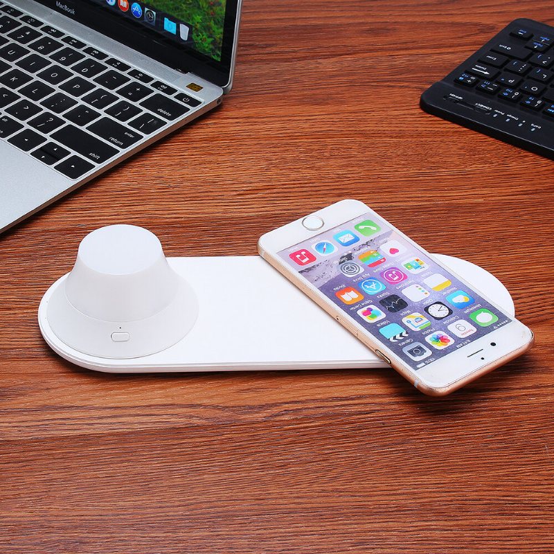 Bezprzewodowa Ładowarka Yeelight Z Lampką Nocną Led Magnetyczne Przyciąganie Szybkie Ładowanie Iphone'a