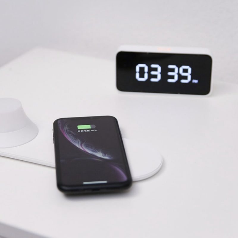 Bezprzewodowa Ładowarka Yeelight Z Lampką Nocną Led Magnetyczne Przyciąganie Szybkie Ładowanie Iphone'a