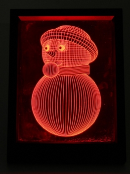 Led 3d Xmas Kolorowa Ramka Na Zdjęcia Lampki Nocne Stół Lampa Biurkowa Dekoracje Świąteczne