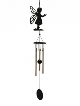 Metalowe Ozdoby Ogrodowe Windchime Trzy Tuby Samochód Sypialnia Salon Wystrój Domu