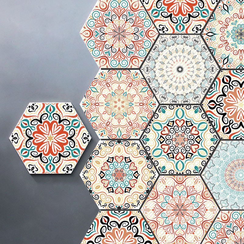 Naklejka Ścienna 3d 10 Sztuk/zestaw Samoprzylepne Płytki Ceramiczne Diy Łazienka Kuchnia Podłogowa