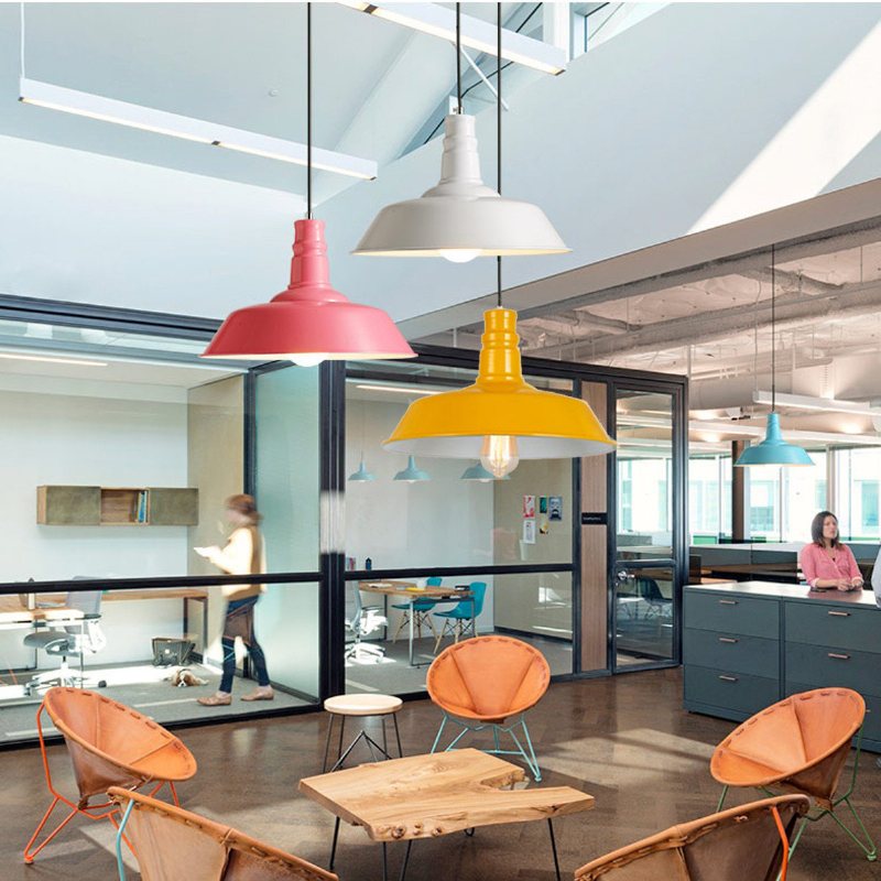 Nowoczesny Styl Industrialny Metalowy Wisiorek Sufitowy Abażury Abażur Decor