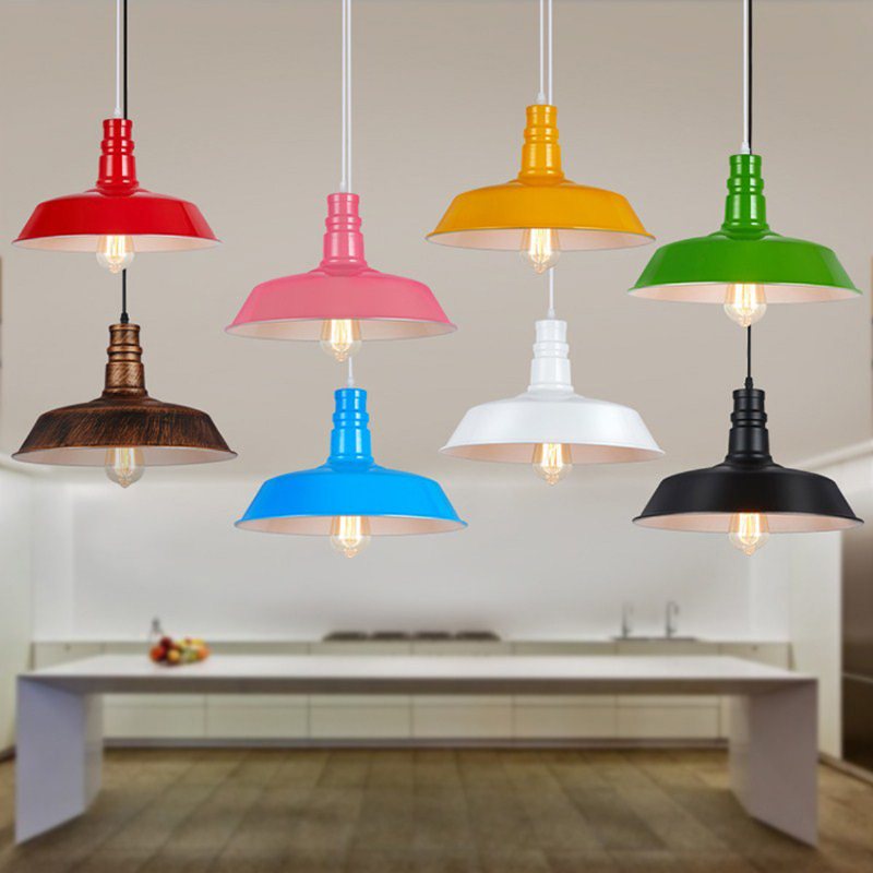 Nowoczesny Styl Industrialny Metalowy Wisiorek Sufitowy Abażury Abażur Decor