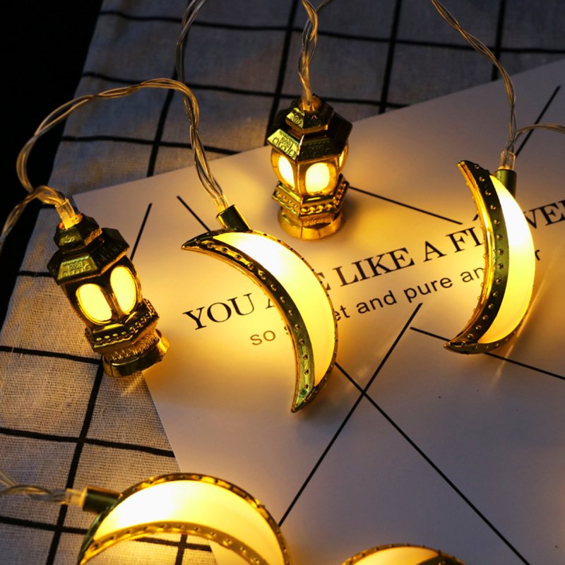 Ramadan I Eid Decor Lights Led Strona Główna Favor Ładne Led String Oświetlenie Domowe