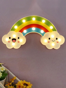 Smile Face Cloud Rainbow Led Night Light Cartoon Lampka Nocna Dla Dzieci Zabawka Dla Prezent