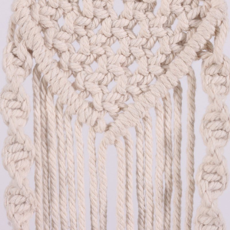 Uchwyt Na Doniczkę Ogrodową Macrame Wieszak Na Rośliny Wiszący Kosz Lina Z Juty Pleciony Craft Planter Decor