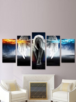 Unframed 5 Sztuk Anioł Modern Art Malarstwo Na Płótnie Obraz Wystrój Domu
