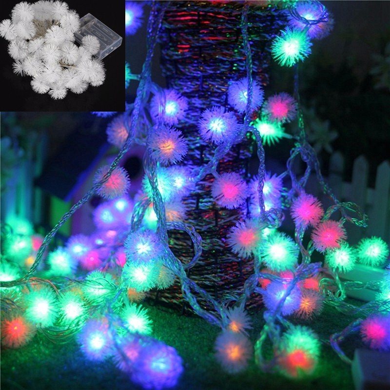 Zasilany Bateryjnie 4m 40led Snowflake Bling Fairy String Lights Boże Narodzenie Outdoor Party Home Decor