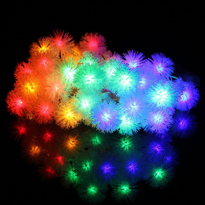 Zasilany Bateryjnie 4m 40led Snowflake Bling Fairy String Lights Boże Narodzenie Outdoor Party Home Decor
