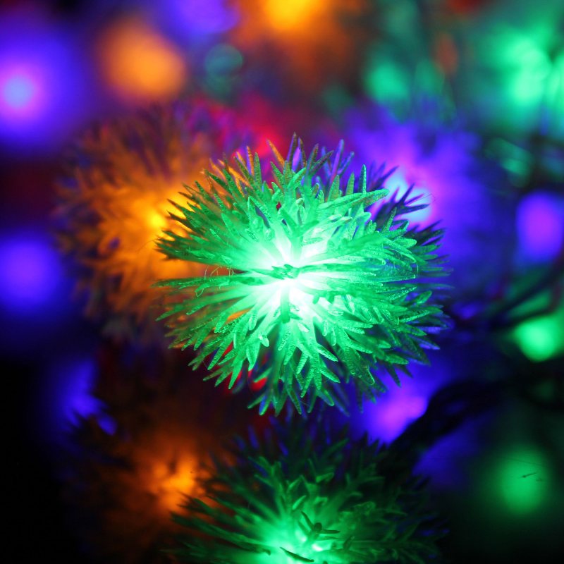 Zasilany Bateryjnie 4m 40led Snowflake Bling Fairy String Lights Boże Narodzenie Outdoor Party Home Decor
