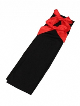 Seksowne Urocze Zakolanówki Siatkowe Aksamitne Skarpetki Damskie Gril Satin Bowknot Stocking