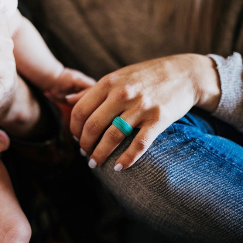 8.5 mm Modne Kolorowe Silikonowe Pierścienie Środowiskowe Casual Unisex Hurtowy Prezent Dla Mężczyzn Dla Kobiet