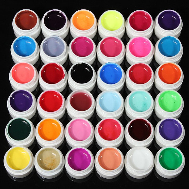 36 Kolorów 8ml Pure Colors Uv Żel Przedłużający Nail Art Design