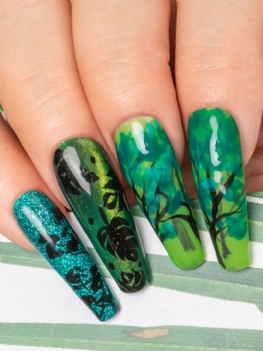 7 Ml Lakier Do Paznokci Forest Green Series Żel Do Manicure Żel Do Fototerapii Semi Permanent Żel Uv Do