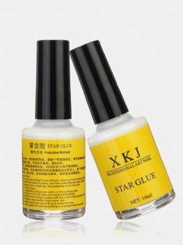 Biały Nail Art Glue Transfer Tips Klej Galaxy Star Naklejka Foliowa 16ml