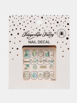 Diy Manicure Naklejka Do Paznokci 3d Wodoodporny Motyl Owocowy Laserowa Aplikacja Do Dekoracja