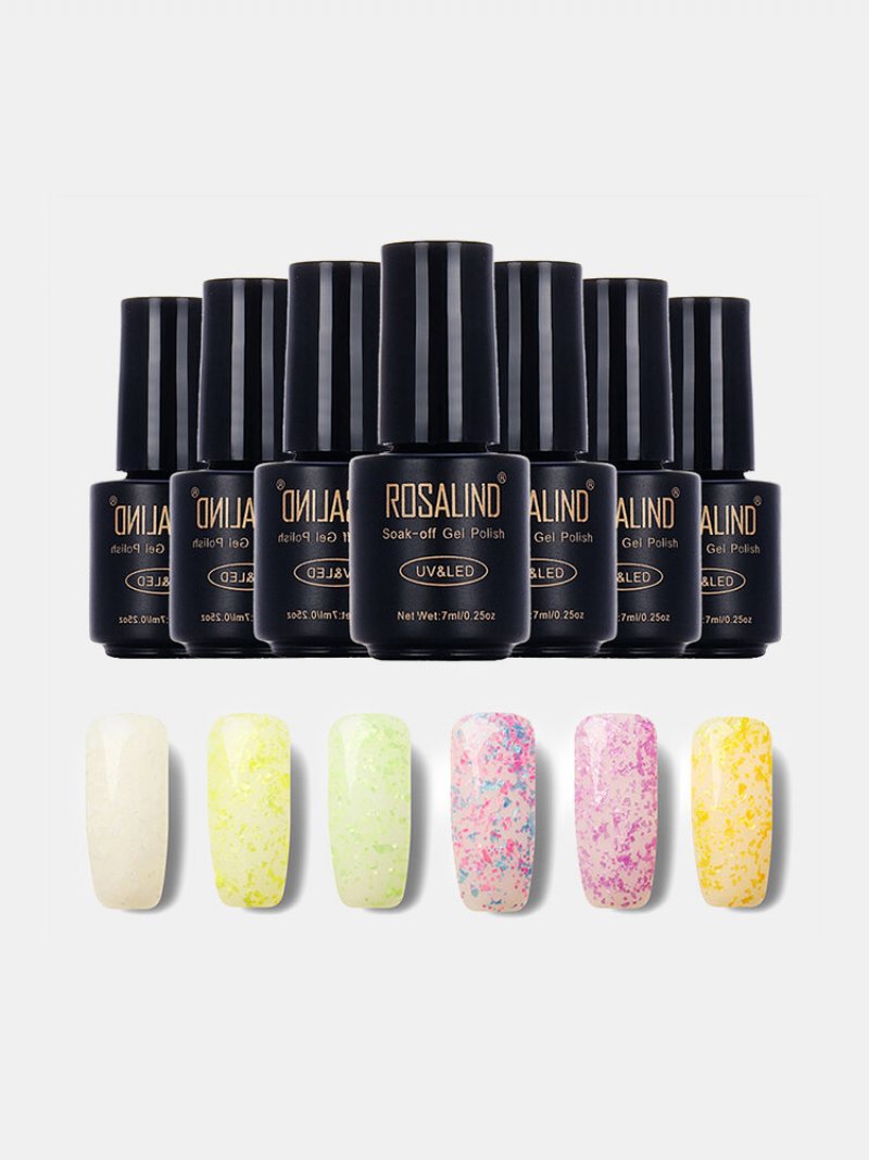Rosalind Uv Led Żel Polski Nail Art Lakier Długotrwały Soak-off 24 Kolory