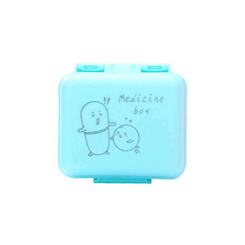 Kids Cartoon Pill Box Organizer 7 Przegródek Śliczne Etui Na Suplementy Do Przechowywania Witamin