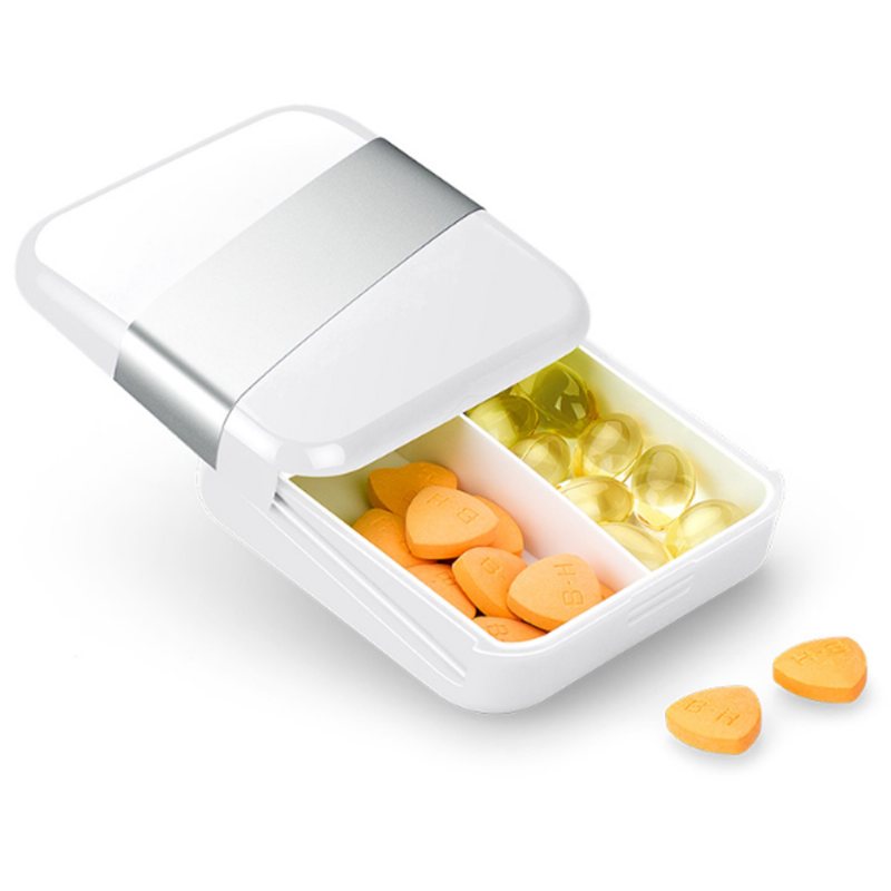 Minimalistyczny Przenośny Kreatywny Push-pull Split Szczeliny Food-grade Abs Mały Futerał Na Pigułki Biżuteria Guma Do Żucia Schowek