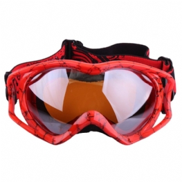 Stylowe Gogle Narciarskie Z Podwójną Soczewką Soczewka Pc Przeciwwiatrowa Ochrona Oczu Przeciwmgielne Snowboardowe