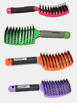 Grzebień Do Masażu Skóry Głowy Wet Curly Detangle Hair Arc Comb Salon Fryzjerstwo Narzędzia Do Stylizacji