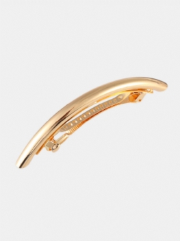 Modna Spinka Do Włosów Alloy Mental Silver Gold Curve Proste Akcesoria Do Dla Kobiet
