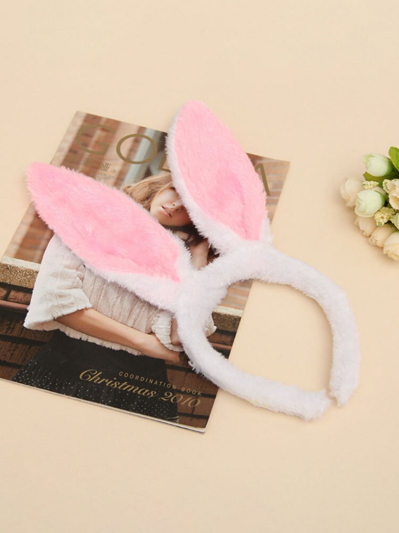 Wielkanocne Akcesoria Do Włosów Dla Kobiet Cute Bunny Ears Stroik Dla Dzieci Z Pałąkiem Na Głowę